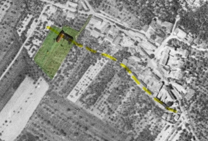 letecký snímek 1954